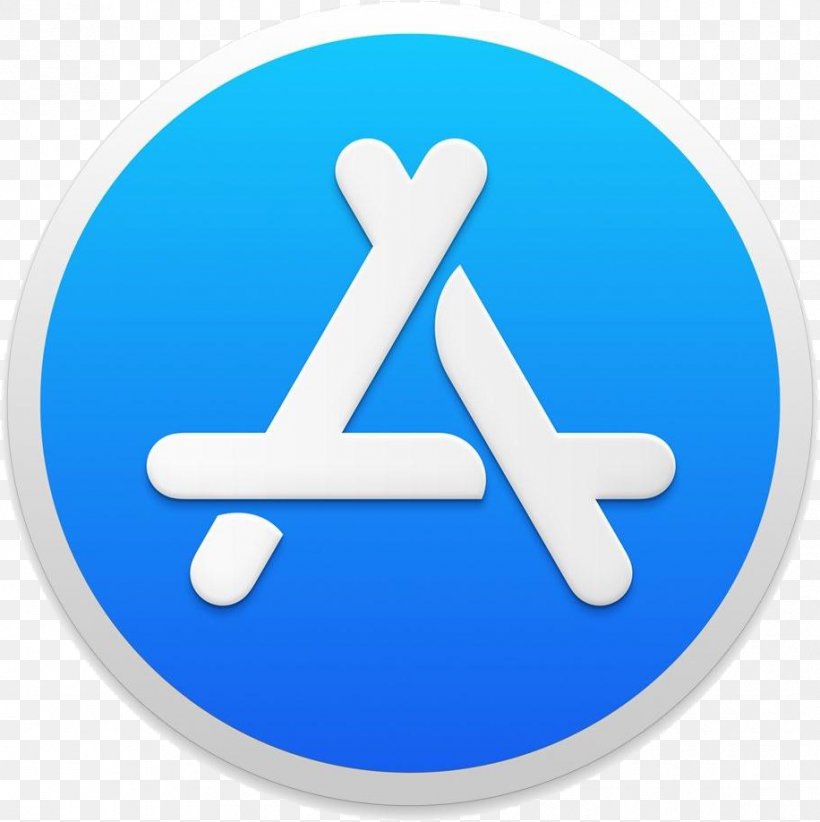 App Store MacBook Pro MacOS High Sierra Apple, PNG, 916x919px, App Store, Apple, Area, Blue, Brand Download Free