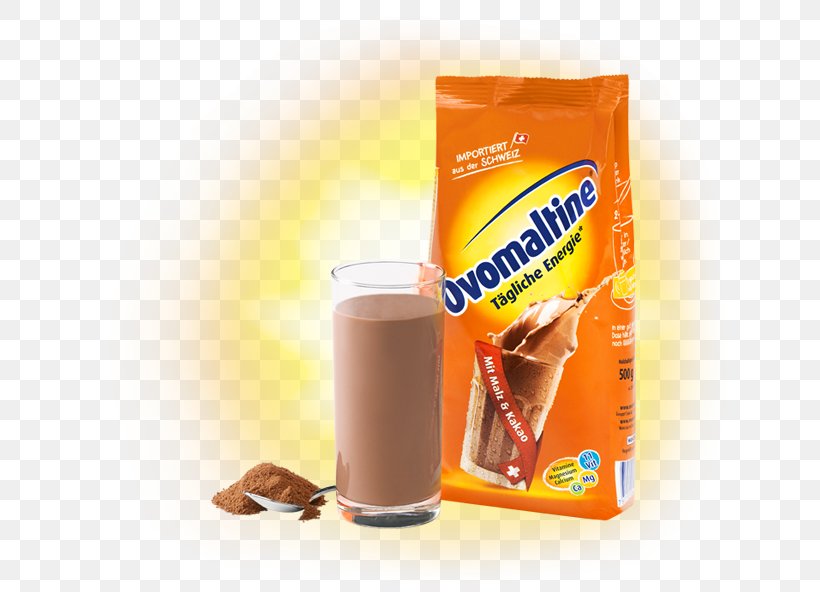 Ovaltine Hot Chocolate Instant Coffee Swiss Cuisine Cocoa Solids, PNG, 652x592px, Ovaltine, Chocolate, Cocoa Bean, Cocoa Solids, Drink Download Free