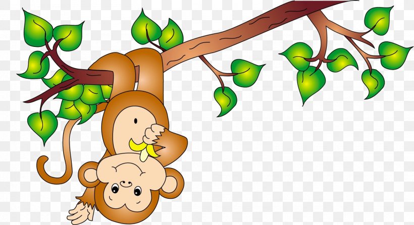 Clip Art Image Monkey Cartoon, PNG, 1560x849px, Monkey, Animated Cartoon, Arts, Branch, Cartoon Download Free