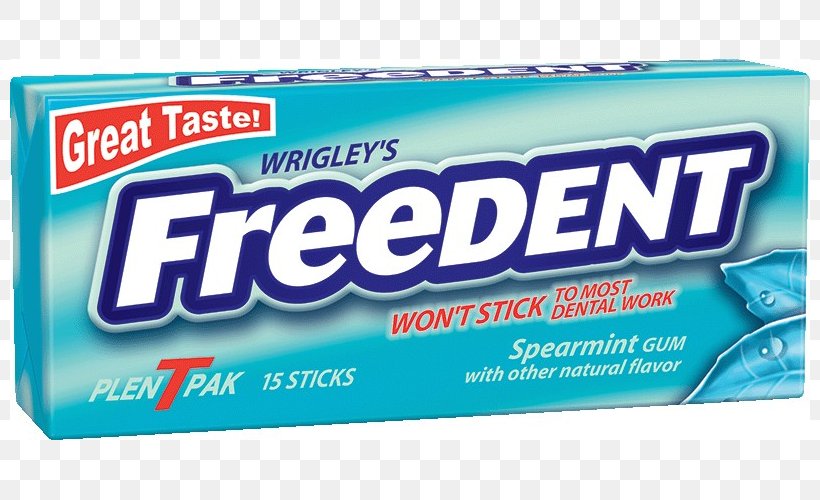 Chewing Gum Freedent Wrigley Company Doublemint 0, PNG, 800x500px, Chewing Gum, Brand, Candy, Chewing, Doublemint Download Free