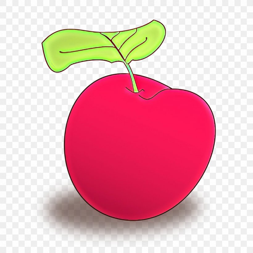 Fruit Apple Plant Pink Leaf, PNG, 2400x2400px, Cartoon, Apple, Food, Fruit, Heart Download Free