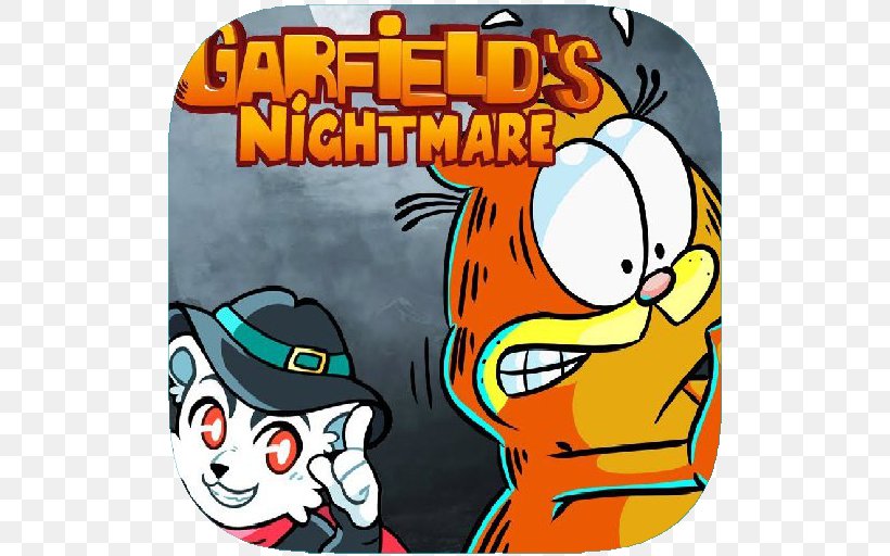 Garfield's Escape Garfield's Nightmare Cartoon Comics, PNG, 512x512px, Garfield, Android, Cartoon, Comics, Fiction Download Free