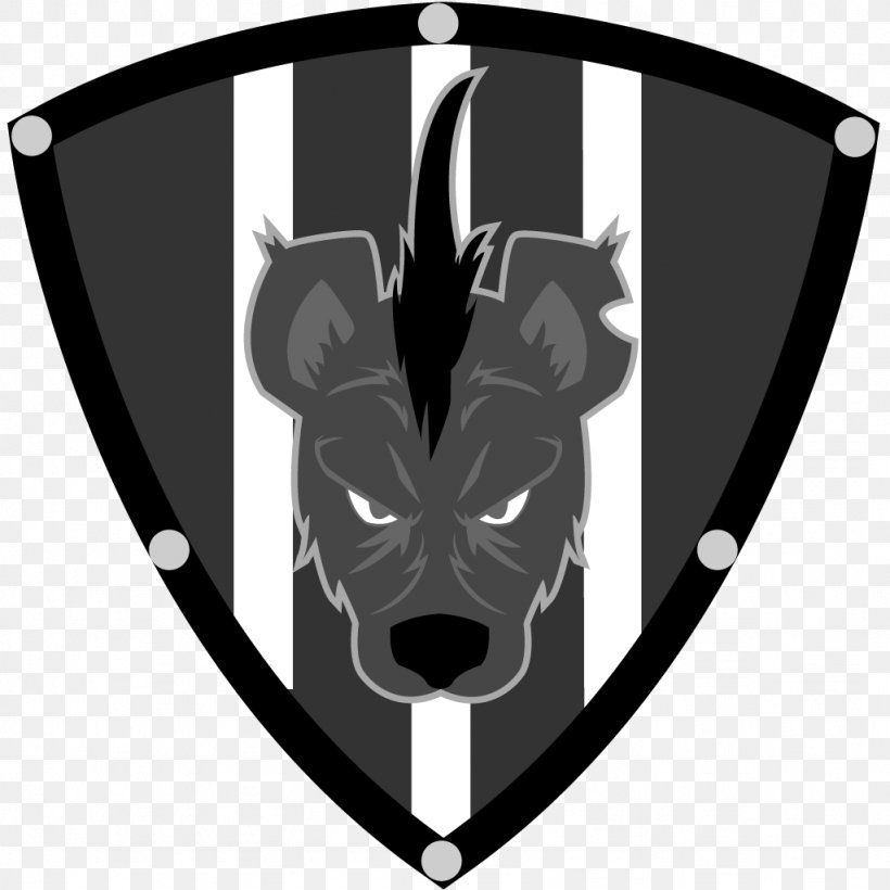Hyena Logo Character White Font, PNG, 1024x1024px, Hyena, Black And White, Character, Fiction, Fictional Character Download Free