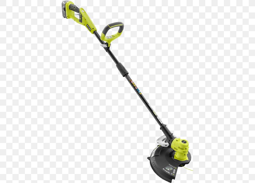 Battery Charger Edger W/o Battery 18 V Ryobi One+ String Trimmer, PNG, 425x589px, Battery Charger, Cordless, Edger, Electric Battery, Hardware Download Free