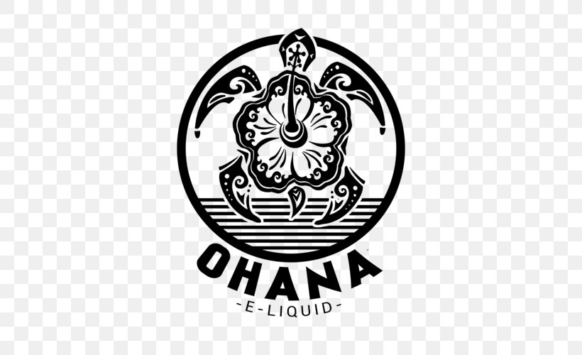 Juice Electronic Cigarette Aerosol And Liquid Ohana, PNG, 500x500px, Juice, Black, Black And White, Blue Raspberry Flavor, Brand Download Free
