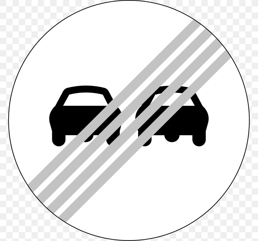 Prohibitory Traffic Sign Overtaking Road Signs In Greece Clip Art, PNG, 768x768px, Traffic Sign, Automotive Design, Black And White, Brand, Hand Download Free