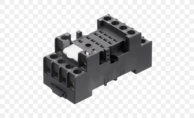 Relay Logic Electronic Component Solid-state Relay Electrical Connector, PNG, 500x500px, Relay, Circuit Component, Computer Hardware, Cylinder, Din Rail Download Free