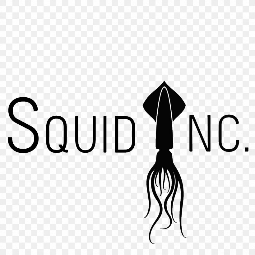 Squid As Food Logo Graphic Design, PNG, 1216x1216px, Squid, Black, Black And White, Brand, Diagram Download Free