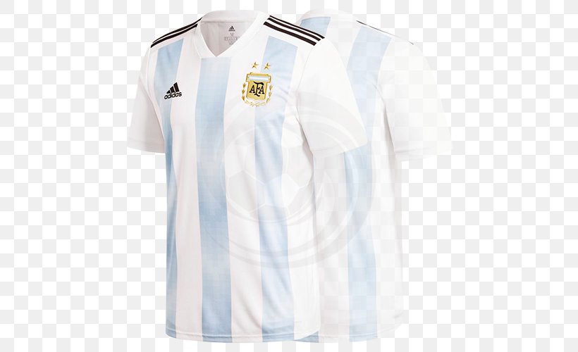 2018 World Cup Argentina National Football Team T-shirt Jersey Kit, PNG, 500x500px, 2018 World Cup, Active Shirt, Adidas, Argentina National Football Team, Clothing Download Free
