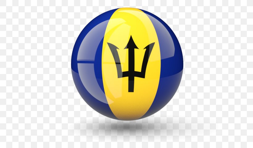 Barbados Logo Yellow Desktop Wallpaper, PNG, 640x480px, Barbados, Ball, Flag, Flag Of Barbados, Logo Download Free