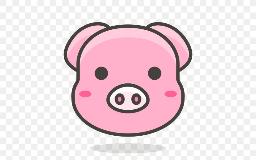 Domestic Pig Face, PNG, 512x512px, Pig, Cheek, Domestic Pig, Drawing, Face Download Free
