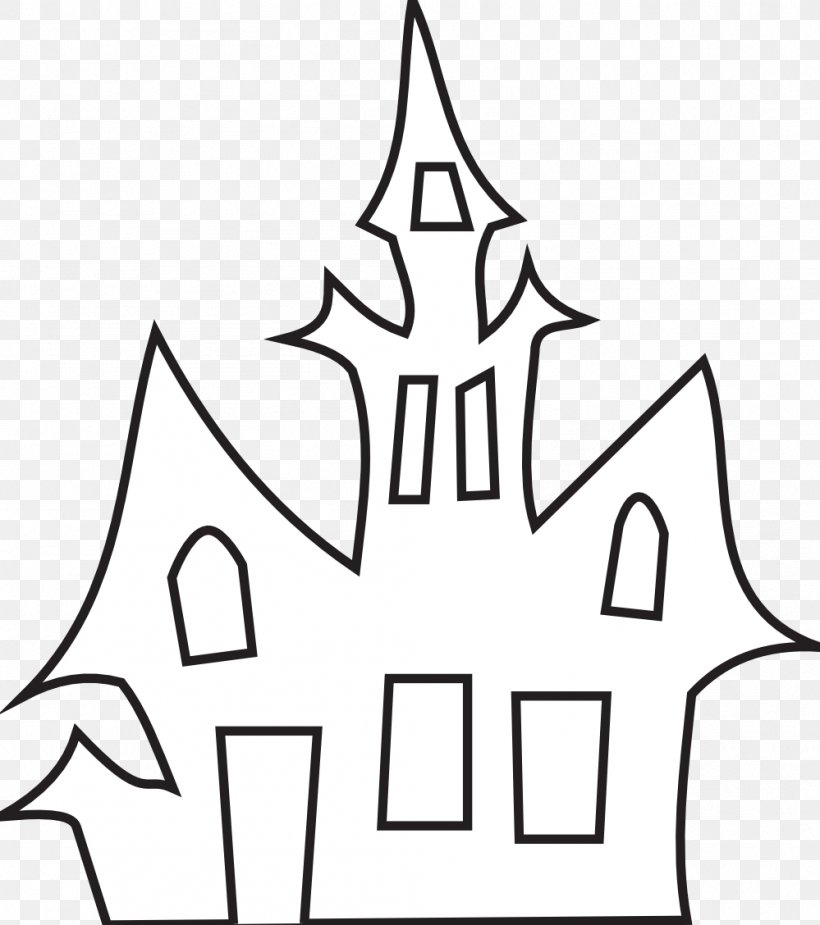 Haunted House YouTube Clip Art, PNG, 999x1128px, Haunted House, Area, Artwork, Black, Black And White Download Free