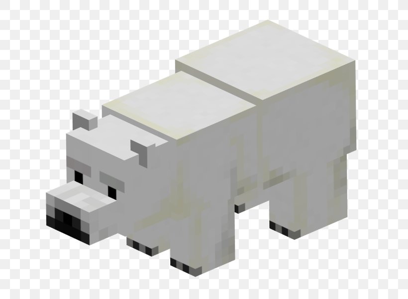 Minecraft: Pocket Edition Polar Bear Minecraft: Story Mode, PNG, 700x600px, Minecraft, Animal, Bear, Electronic Component, Enderman Download Free