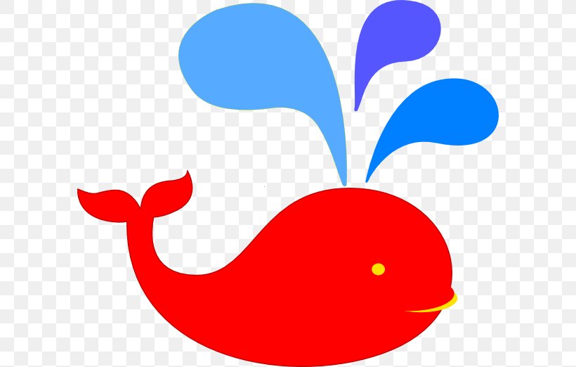 Red Whale Clip Art, PNG, 600x522px, Red, Area, Artwork, Blue, Blue Whale Download Free