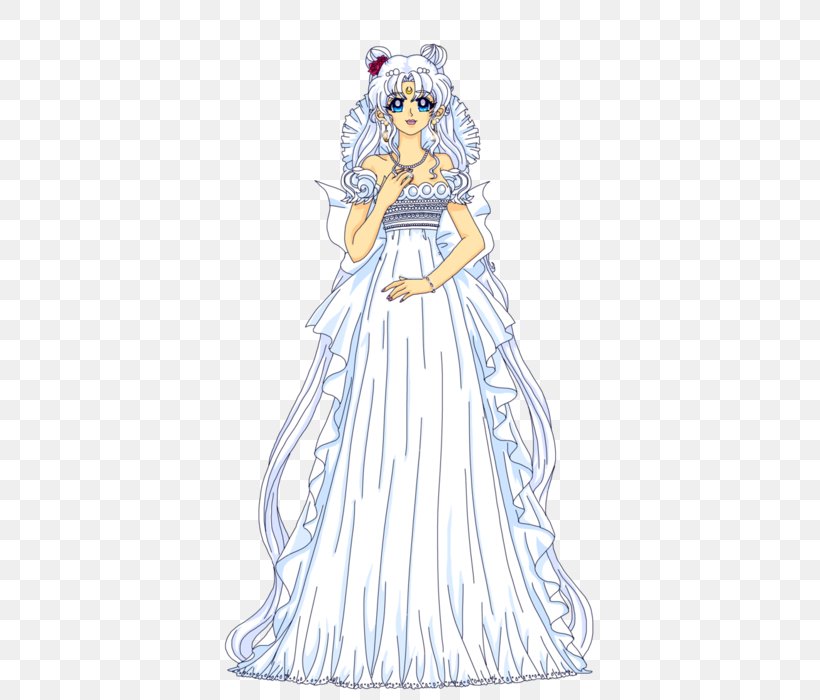 Sailor Moon Chibiusa Queen Serenity Tuxedo Mask Sailor Mercury, PNG, 377x700px, Watercolor, Cartoon, Flower, Frame, Heart Download Free