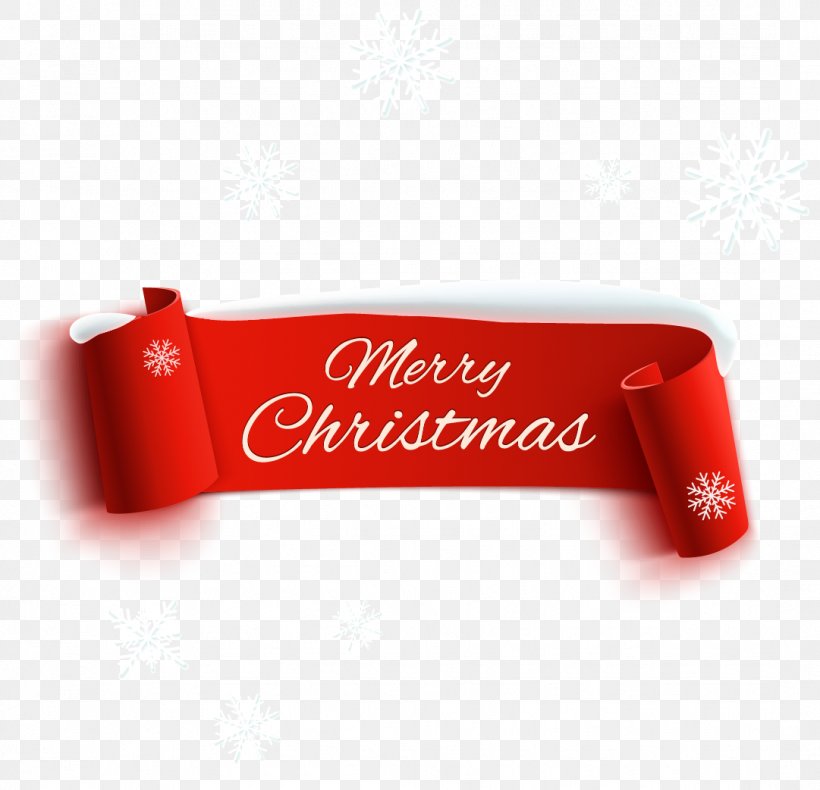 Christmas Decoration Paper Ribbon, PNG, 1081x1042px, Christmas, Banner, Brand, Christmas Decoration, Christmas Ornament Download Free