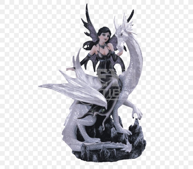 Fairy Statue Figurine White Dragon, PNG, 716x716px, Fairy, Action Figure, Amy Brown, Collectable, Dragon Download Free