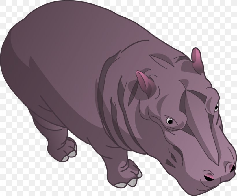 Hippopotamus Domestic Pig Lion Cartoon Illustration, PNG, 1024x845px, Hippopotamus, Animal, Bear, Biting, Calligraphy Download Free