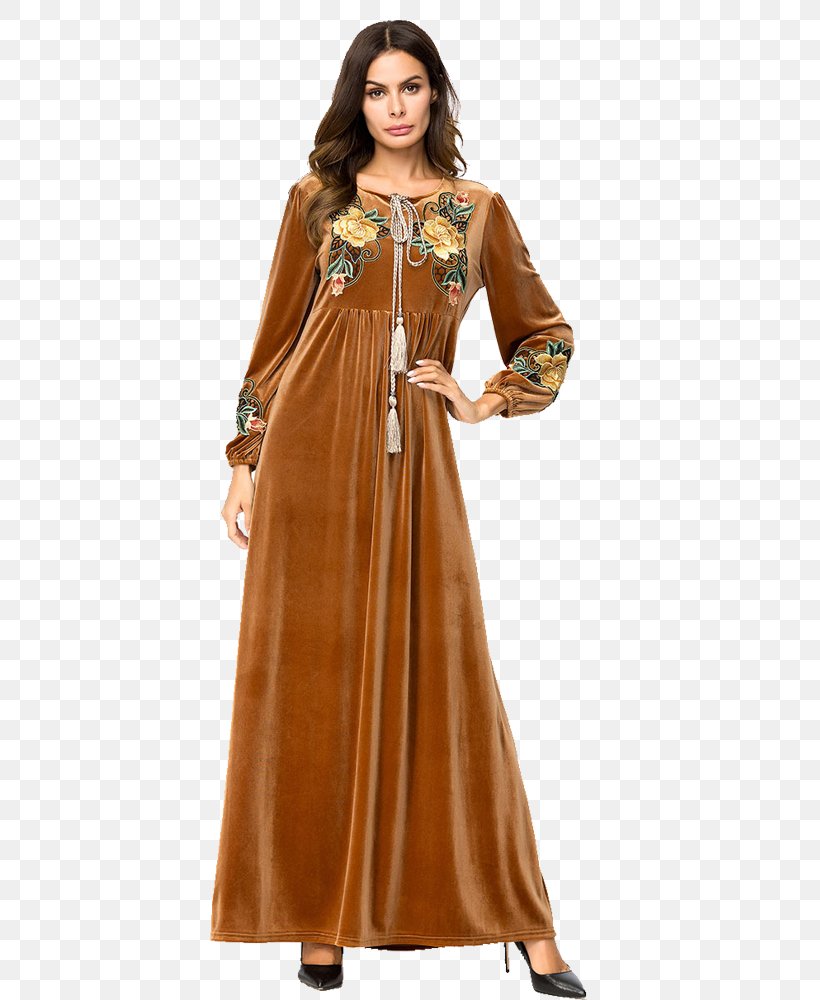 Islamic Fashion, PNG, 431x1000px, Kaftan, Abaya, Brown, Clothing, Costume Download Free