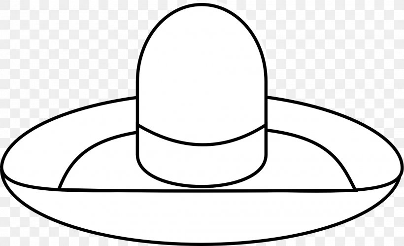 Sombrero Hat Headgear Clothing, PNG, 1920x1170px, Sombrero, Area, Black And White, Clothing, Drawing Download Free