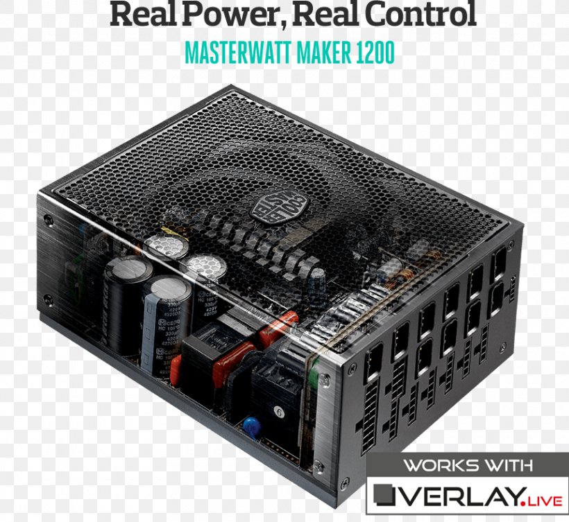 Power Supply Unit Cooler Master MasterWatt Maker 1200 PC Power Supply Power Converters 80 Plus, PNG, 860x790px, 80 Plus, Power Supply Unit, Ac Adapter, Adapter, Atx Download Free