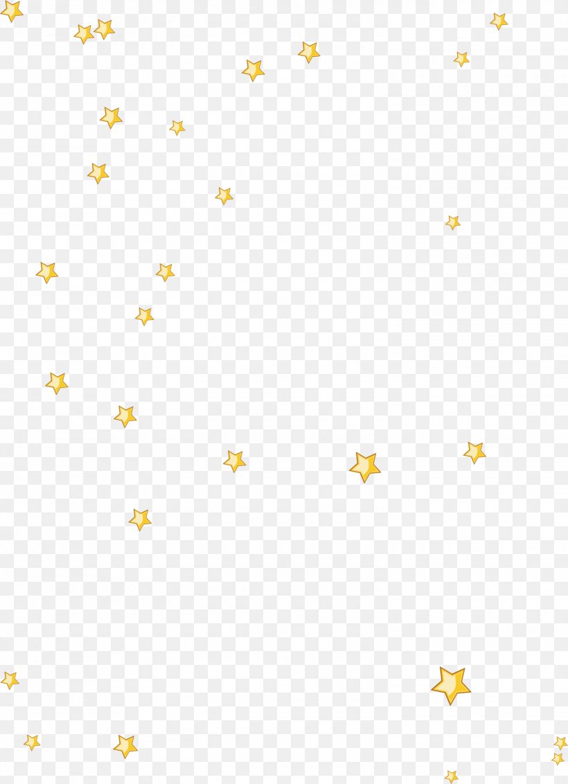 Yellow Floating Stars, PNG, 1500x2071px, Drawing, Area, Cartoon, Pattern, Point Download Free