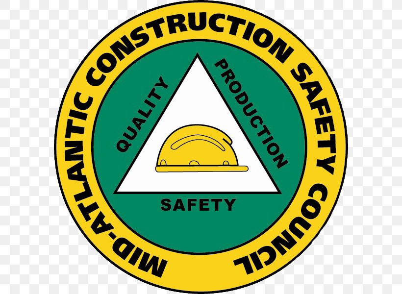 Logo Mid Atlantic Construction Safety Council Brand Clip Art, PNG, 600x600px, Logo, Area, Badge, Brand, Construction Download Free