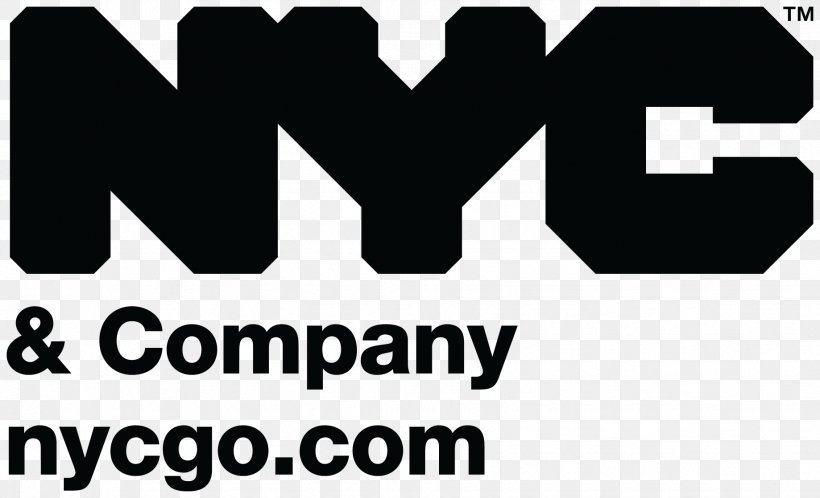 NYC & Company: Guide To NYC Logo Brand Product, PNG, 1838x1118px, Logo, Black, Black And White, Brand, Manhattan Download Free