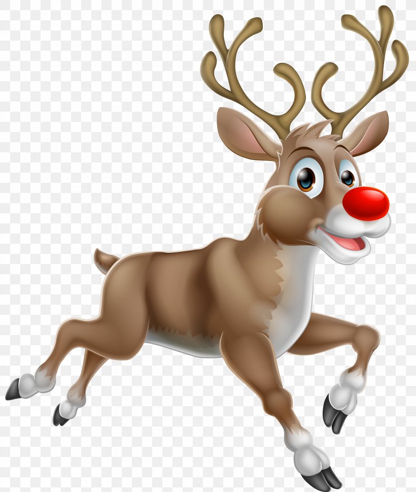 Rudolph Santa Claus's Reindeer Santa Claus's Reindeer, PNG, 4273x5054px, Rudolph, Antler, Cartoon, Christmas, Christmas Ornament Download Free