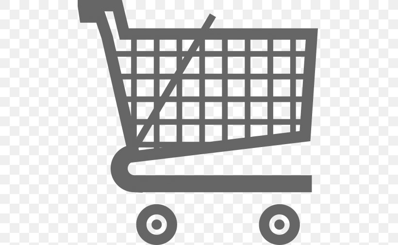 Shopping Cart Clip Art, PNG, 500x505px, Shopping Cart, Black, Black And White, Brand, Cart Download Free
