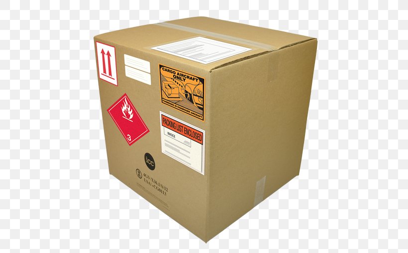 Box Dangerous Goods Packaging And Labeling Freight Transport, PNG, 500x508px, Box, Cargo, Carton, Dangerous Goods, Fedex Download Free