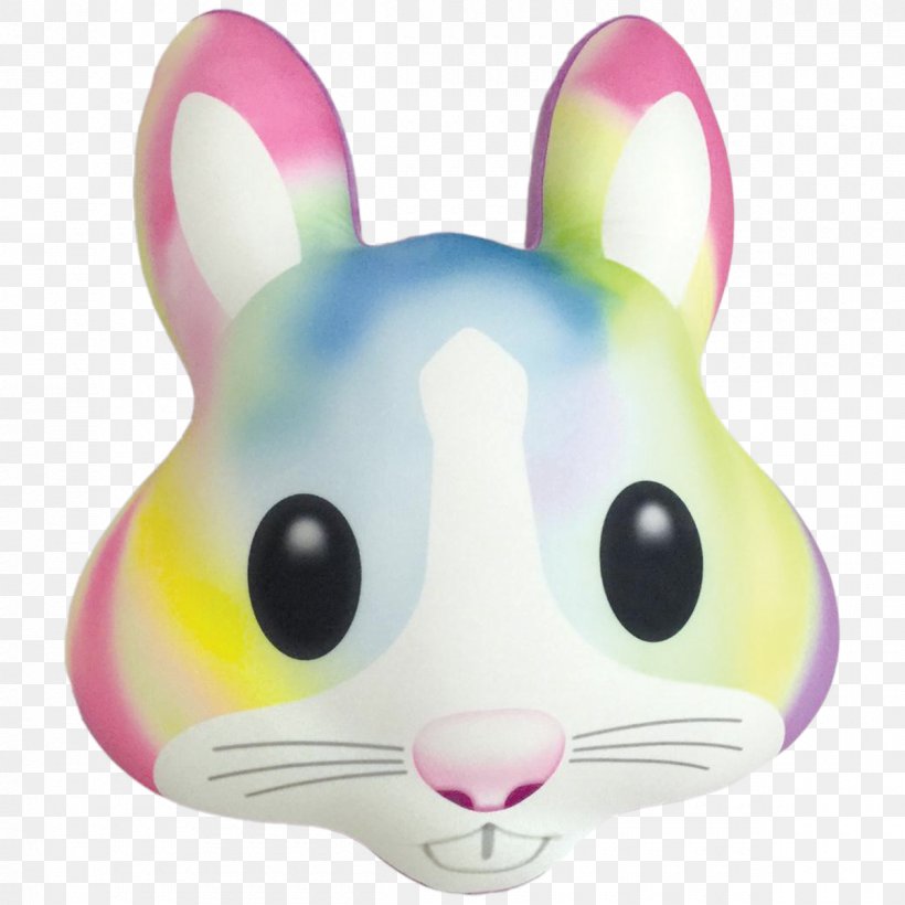 Easter Bunny Domestic Rabbit Emoji Sticker, PNG, 1200x1200px, Easter Bunny, Domestic Rabbit, Easter, Easter Basket, Easter Egg Download Free