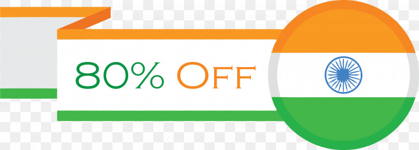 India Republic Day Discount Tag Sale Tag, PNG, 2999x1080px, India Republic Day, Discount Offer Sign, Discount Tag, Green, Line Download Free