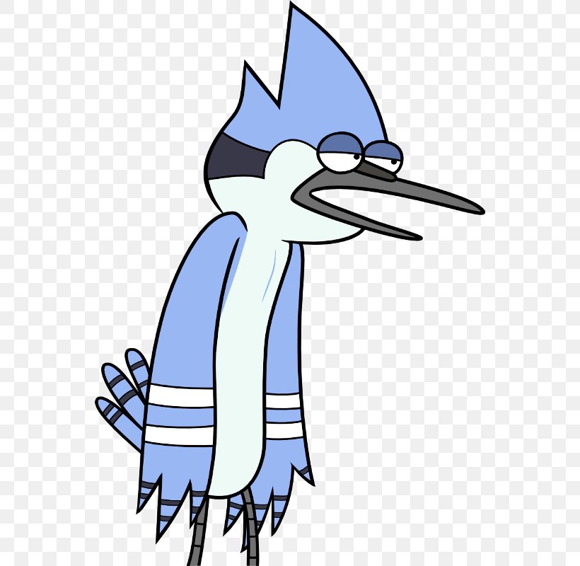 Mordecai Rigby Television Show Cartoon Network, PNG, 552x800px, Mordecai, Art, Artwork, Beak, Black And White Download Free