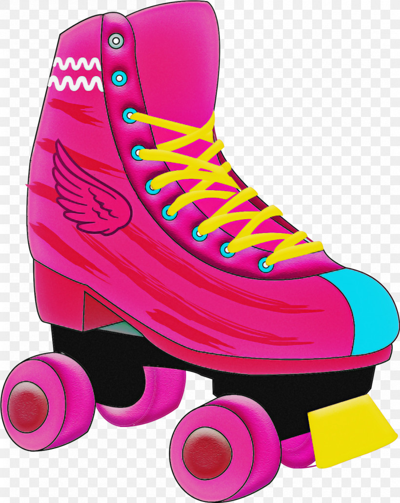 Footwear Roller Skates Quad Skates Pink Roller Skating, PNG, 1204x1516px, Footwear, Athletic Shoe, Magenta, Pink, Quad Skates Download Free