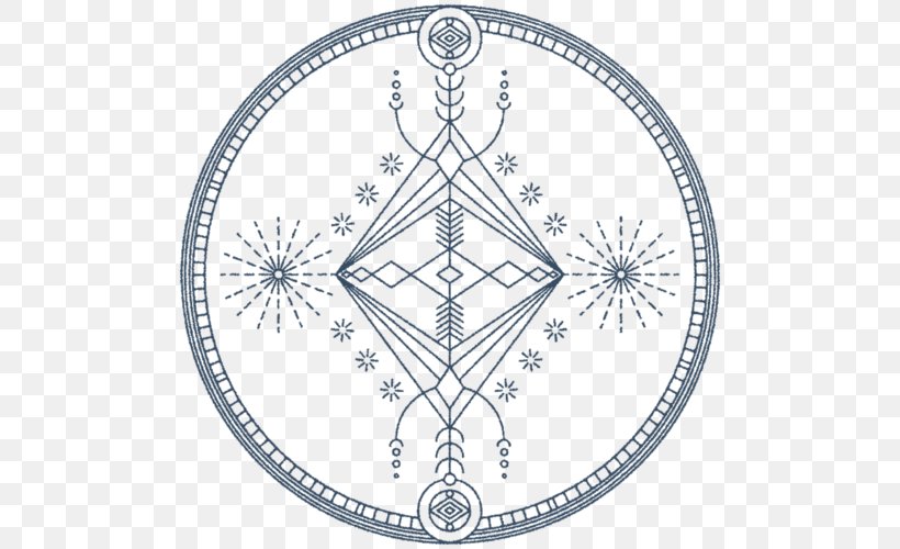 Sacred Geometry Circle Symbol, PNG, 500x500px, Sacred Geometry, Alchemy, Area, Art, Black And White Download Free