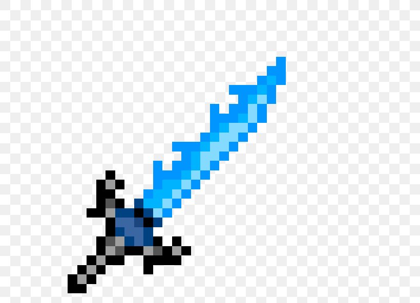 Terraria Minecraft: Pocket Edition Sword Minecraft: Story Mode, PNG, 592x592px, Terraria, Blue, Body Armor, Brand, Diagram Download Free