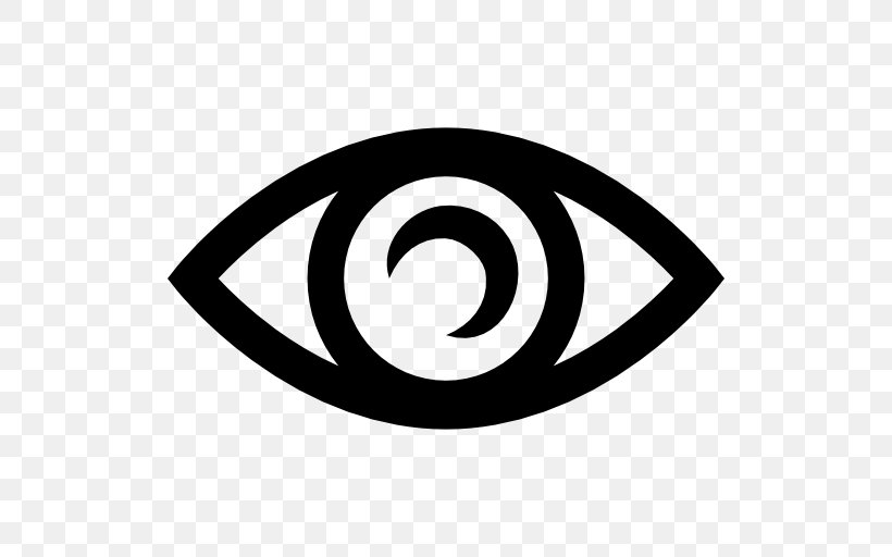 Eye, PNG, 512x512px, Eye, Black And White, Brand, Logo, Oval Download Free