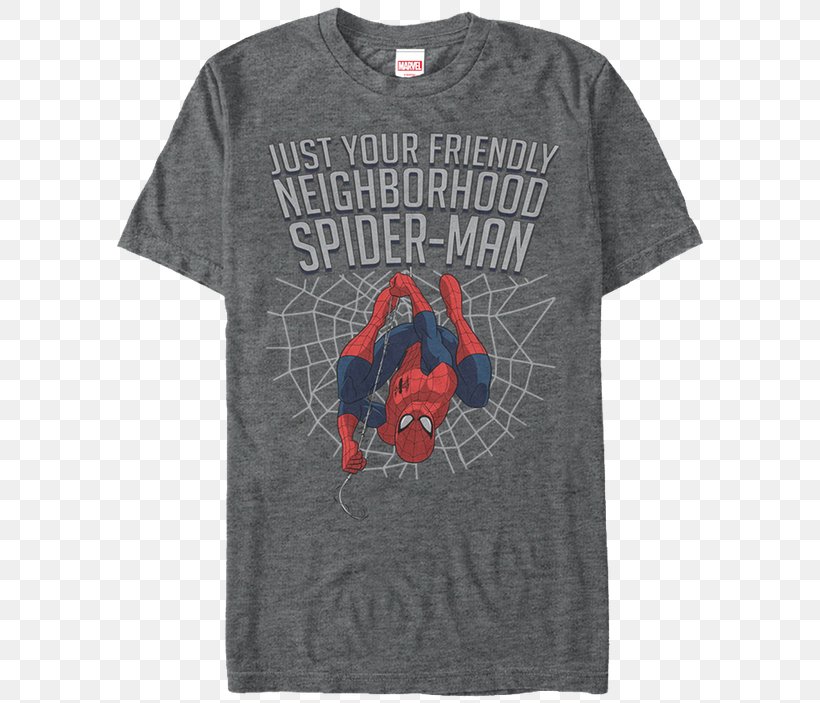 Friendly Neighborhood Spider-Man T-shirt Torment Venom, PNG, 600x703px, Spiderman, Active Shirt, Black, Brand, Clothing Download Free