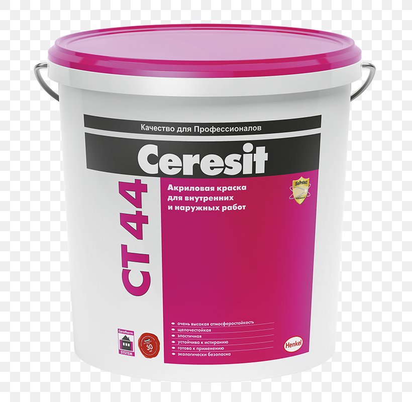 Acrylic Paint Plaster Ceresit Facade, PNG, 800x800px, Paint, Acrylic Paint, Architectural Engineering, Bucket, Building Materials Download Free