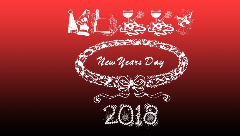 Desktop Wallpaper New Year's Day Display Resolution, PNG, 1900x1080px, New Year, Brand, Christmas, Display Resolution, Highdefinition Television Download Free