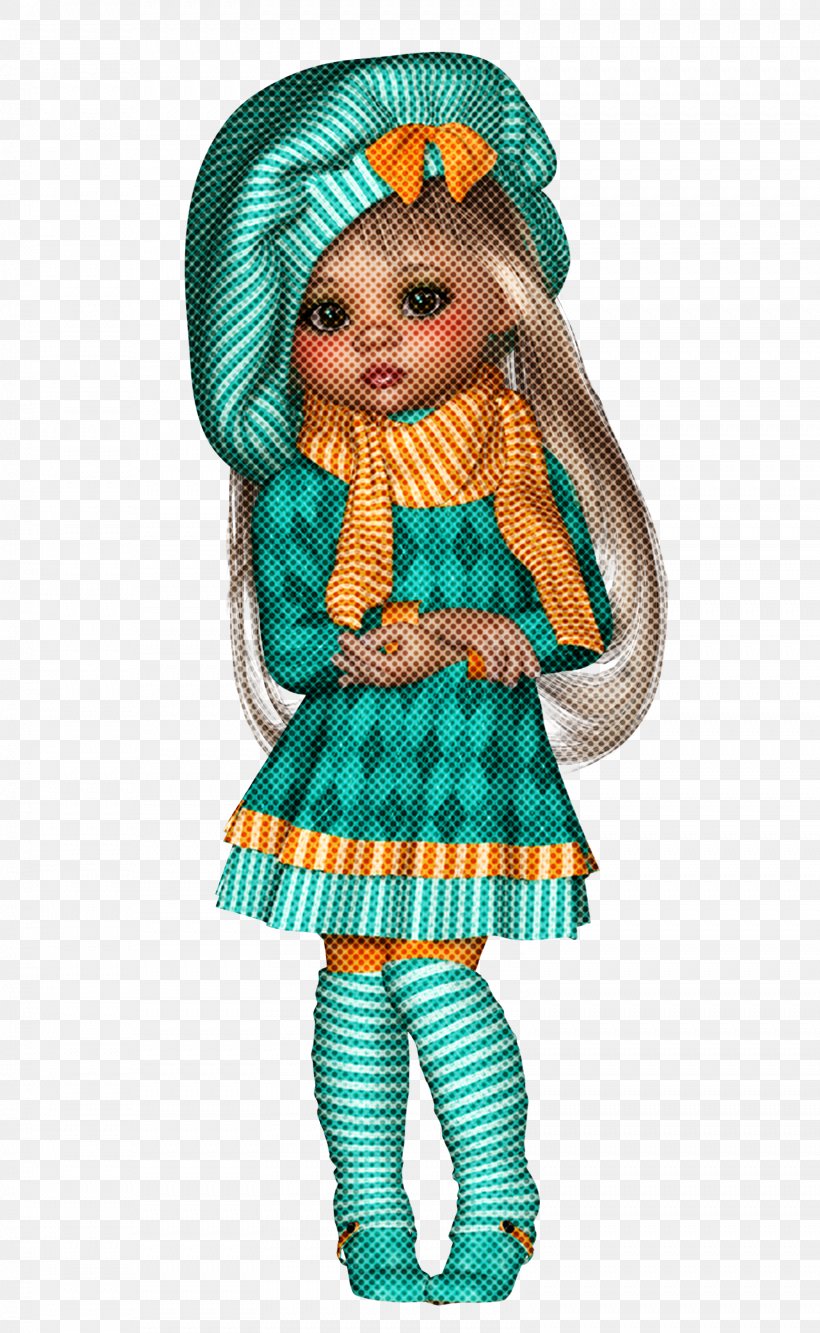 Doll Turquoise Green Toy Teal, PNG, 1599x2600px, Doll, Aqua, Child, Green, Smile Download Free