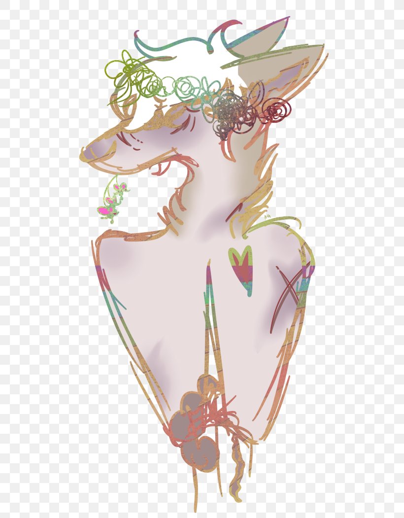 Fairy Cartoon Ear, PNG, 536x1051px, Watercolor, Cartoon, Flower, Frame, Heart Download Free