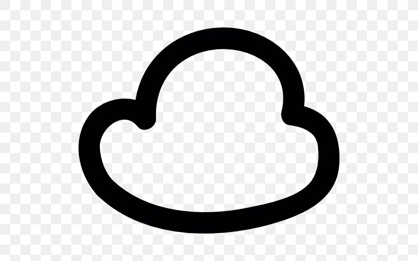 Cloud Download Clip Art, PNG, 512x512px, Cloud, Area, Artwork, Black And White, Body Jewelry Download Free
