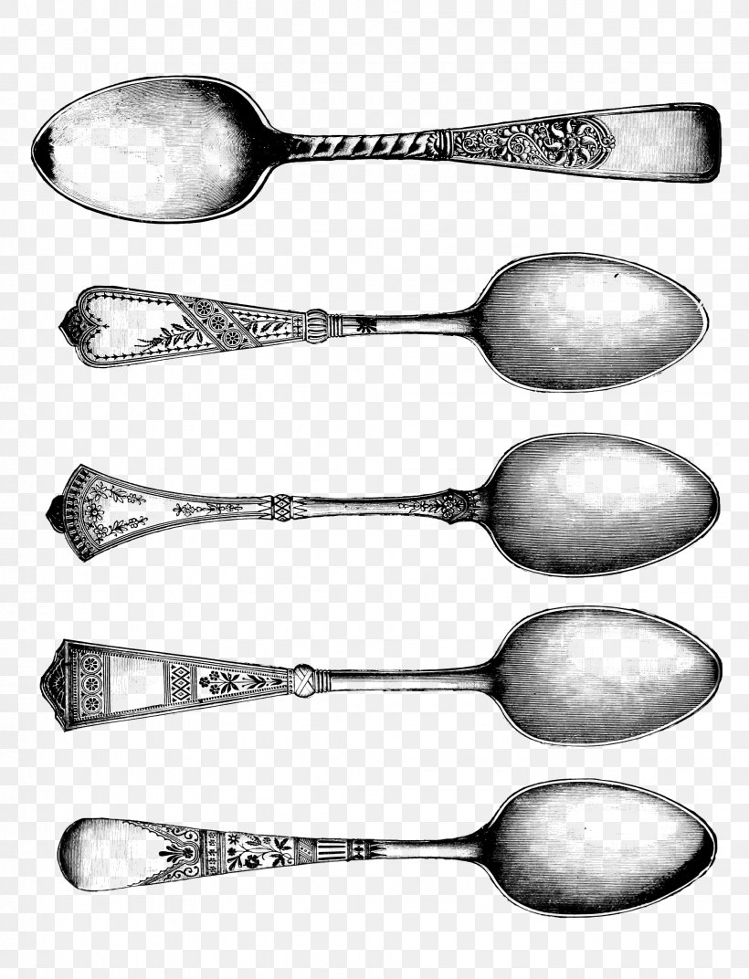 Knife Spoon Cutlery Fork Clip Art, PNG, 1952x2552px, Knife, Antique, Black And White, Cutlery, Fork Download Free