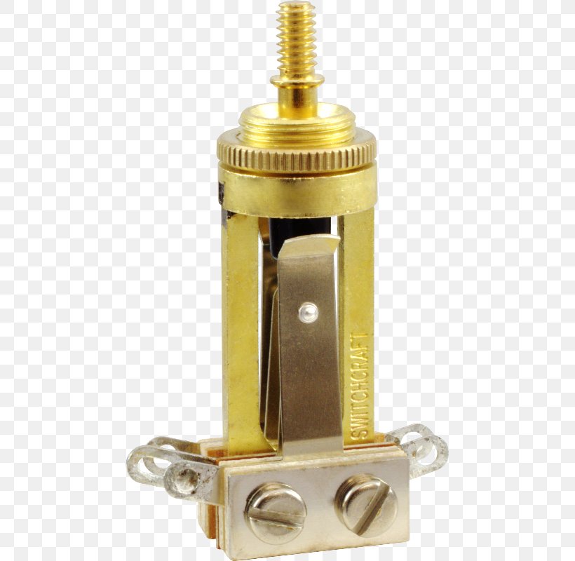 Gibson Brands, Inc. Switchcraft Long 3 Way Toggle Switch Electric Guitar, PNG, 461x800px, Gibson Brands Inc, Brass, Electric Guitar, Electrical Switches, Electricity Download Free