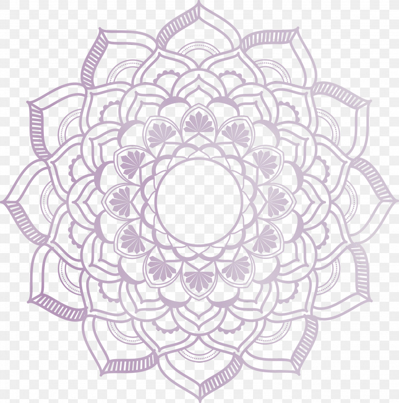 Mandala, PNG, 2968x3000px, Mandala Flower, Beauty, Coloring Book, Line Art, Mandala Download Free