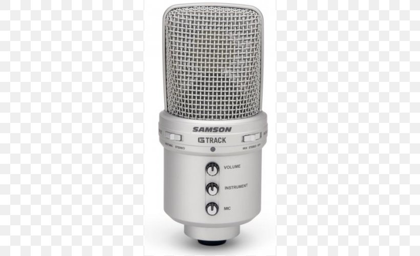 Microphone Samson G-Track Sound Cards & Audio Adapters USB, PNG, 500x500px, Microphone, Audio, Audio Equipment, Blue Microphones Yeti, Condensatormicrofoon Download Free