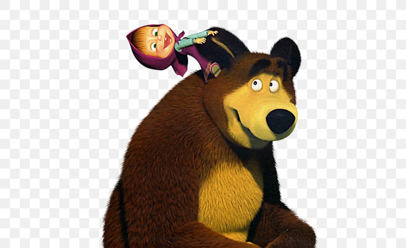 Bear Masha Image Animation, PNG, 500x500px, Bear, Animation, Carnivoran ...