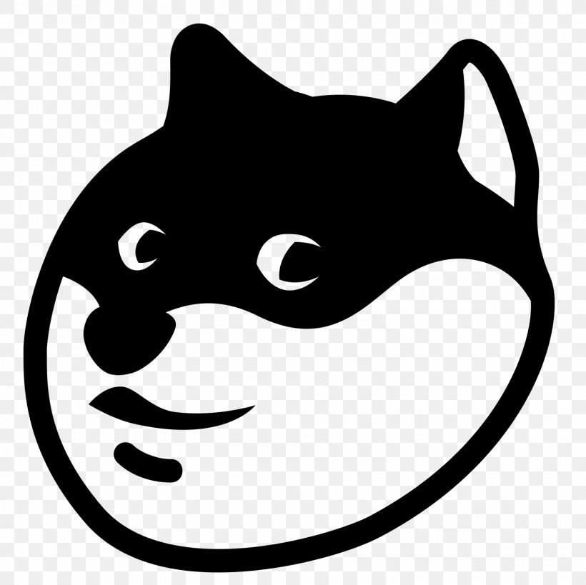 Doge Font, PNG, 1600x1600px, Doge, Apng, Black, Black And White, Carnivoran Download Free